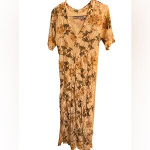 Vintage Nostalgia Floral Dress